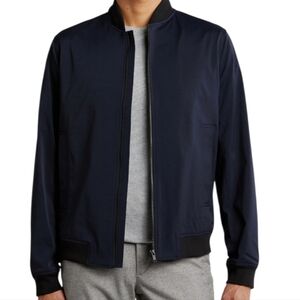 Theory Men’s Navy Blue Bomber Jacket